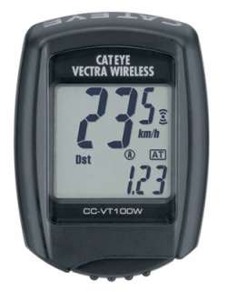 Cateye Vectra Wireless Computer CC VT100W Black Road Fixie Mountain 