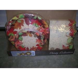 Fall Season Party Collection Plates and Napkins   Entertaining for 50 