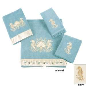  Seahorses Wash Towel By Avanti