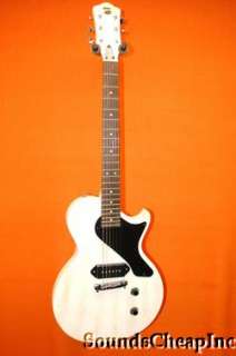 AXL Badwater 1216 JR. Electric Guitar w/P90 White  