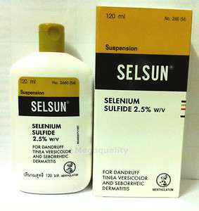 SELSUN Anti Dandruff Shampoo SELENIUM SULFIDE 4oz.  