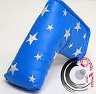 C911 Baby Blue Star Putter Cover Headcover fits Scotty Cameron Ping 
