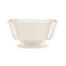 Lenox Dinnerware, French Perle White Footed Centerpiece Bowl
