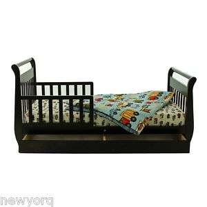 Child Toddler Bed with safety rails and Storage Drawer  