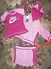 Oklahoma Sooners Baby Nike PINK Creeper Bib set 6 9 mos  