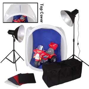   Photography Light Tent Backdrop Kit Carrying Case Cube In A Box  