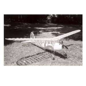  Balsa Wood Superstructure of Model Airplane Stretched 