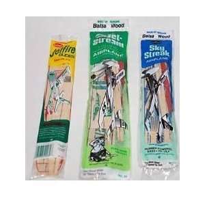  Set of 3 Guillow Balsa Wood Airplanes & Gliders 