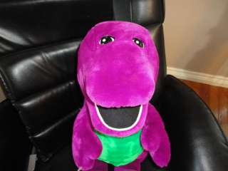 JUMBO 2 FEET Tall BARNEY Purple Dinosaur Plush Toy  