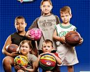 Spalding Rookie Gear are balls specifically designed for kids.
