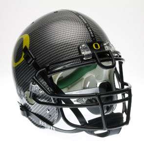 OREGON DUCKS BCS Carbon Fiber GAMEDAY Football Helmet  