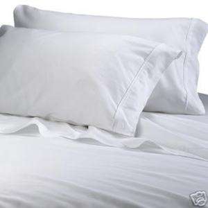 8PC Bed in Bag 1500TC Cal King SL WHITE DOWN Comforter  