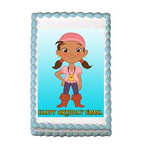   JAKE AND THE NEVERLAND PIRATES Edible Birthday Party Cake Image Topper