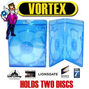 New 20 VORTEX TWO DISC Blu ray Replacement Cases  