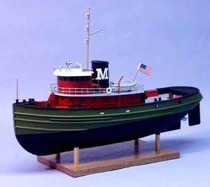 Carol Moran Tug Boat, Dumas Wood & PLastic Model Boat Kit #1250  