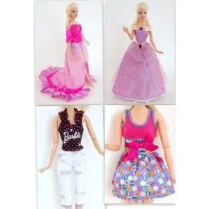   Bundle Ball Gowns Outfits Dresses Made to Fit the Barbie Doll (Set F