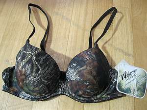 Mossy Oak Break Up Camo Padded Bra w/Charm by Wilderness Dreams 32B 