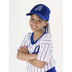  Portrait of a Girl in a Baseball Uniform Premium 