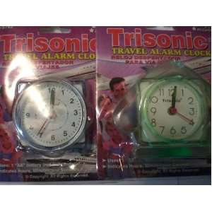 Trisonic Travel Alarm Clock Uses 1aa Battery Indicates Hours, Minutes 