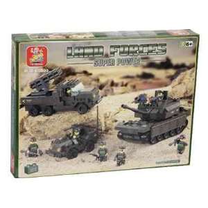   Land Forces Battle Forces 602 Pieces Lego Compatible 