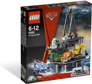   9486 DISNEY PIXAR CARS OIL RIG ESCAPE BUILDING BLOCK TOY PLAYSET BNIB