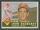 1962 POST 200 JOHN BUZHARDT PHILLIES HIGH GRADE  