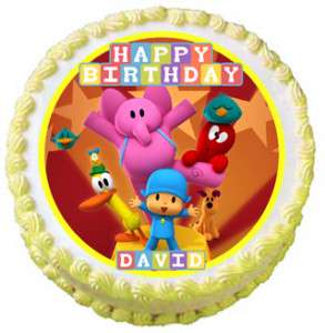 POCOYO Edible Cake Image Topper Party Decoration Supply  