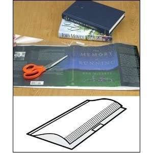  Open Edge Adjustable Book Jacket Covers   1.5 mil 12 x 23 