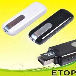   Mini U8 DV DVR USB U Disk Flash Driver Spy Camera Audio Recorder Black