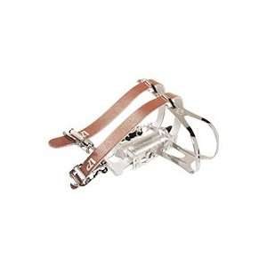 Pedals (VP) 365T Track/Touring Road pedal with Double Leather Strap 