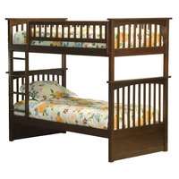 Columbia Twin/Full Bunk Bed with Trundle Bed   N  Target