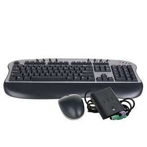   Multimedia Keyboard & Optical Mouse Kit (Black/Silver) Electronics