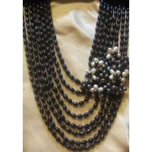  Black Pearl Necklace NEW DIFFERENT & CREATIVE 