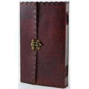 Large 1842 Poetry Leather Blank Book 