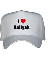 Love/Heart Aaliyah White Hat / Baseball Cap