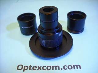 CANON EOS Adapter to various microscopes and Canon cameras 1x lens 