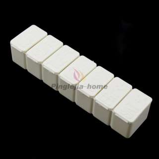 White Weekly Plastic Drug Pill Medicine Tablet Holder Storage Case Box 