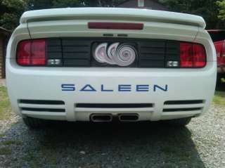 this auction is for saleen rear bumper insert decals these are an