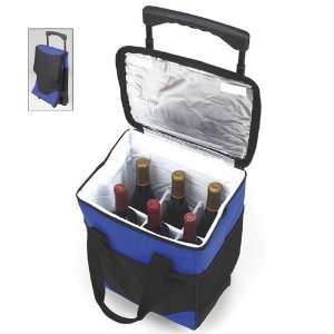  6 Bottle Collapsible Cooler on Wheels Patio, Lawn 