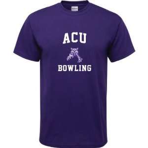   Wildcats Purple Youth Bowling Arch T Shirt