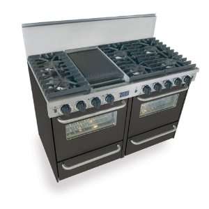   Convection Ovens And Continuous Top Grates   Black Finish Appliances