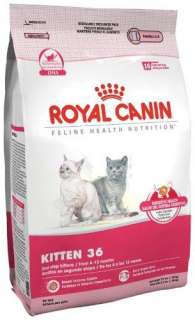 ROYAL CANIN DRY CAT FOOD, KITTEN 36 FORMULA, 7.LB BAG  