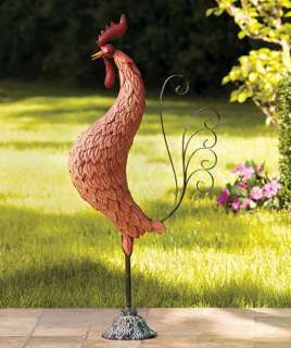   Kitchen Rooster Shelf Sitter In or Outdoor Statue Home Decor  
