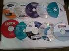 Assorted Software Lot of 10, Incl Quicken,HP, Nero,Microsoft 