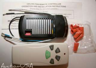 Universal Ceiling Fan Remote Control kit for CFL and regular bulbs 