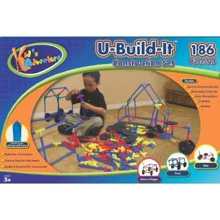 Kids Adventure U Build it Construction Set 186 pc