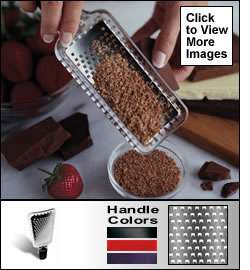 MICROPLANE HOME SERIES COARSE GRATER ZESTER CHEESE CHOCO 35001  