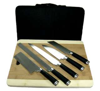 PC. SUSHI KNIVES, PLUS CARRYING CASE  