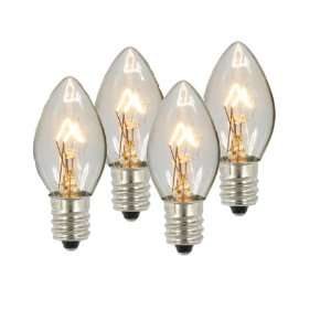 Club Pack of 96 Clear C7 Twinkling Energy Saving Replacement 2.5W 