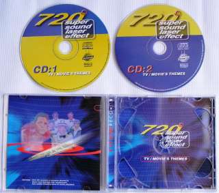 720 SUPER SOUND LASER EFFECT TV Movies Themes CD New  